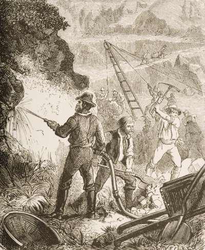 Silver Mining Operation, Nevada, from 